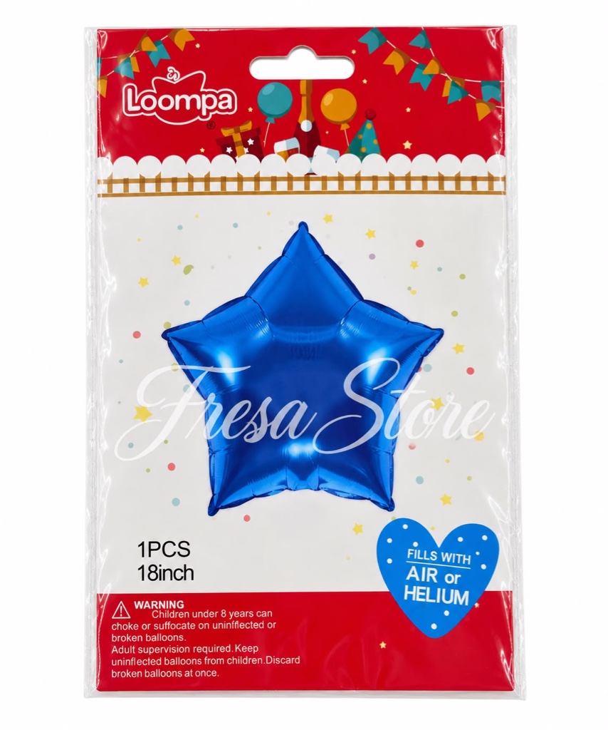 Globo estrella de18