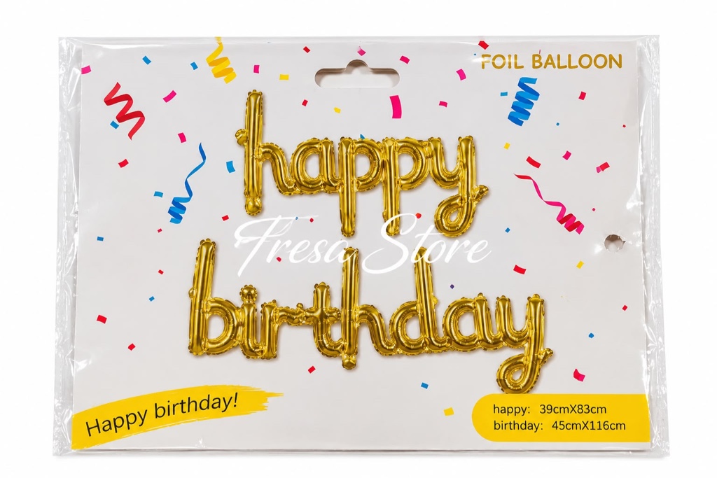 Globo happy birthday