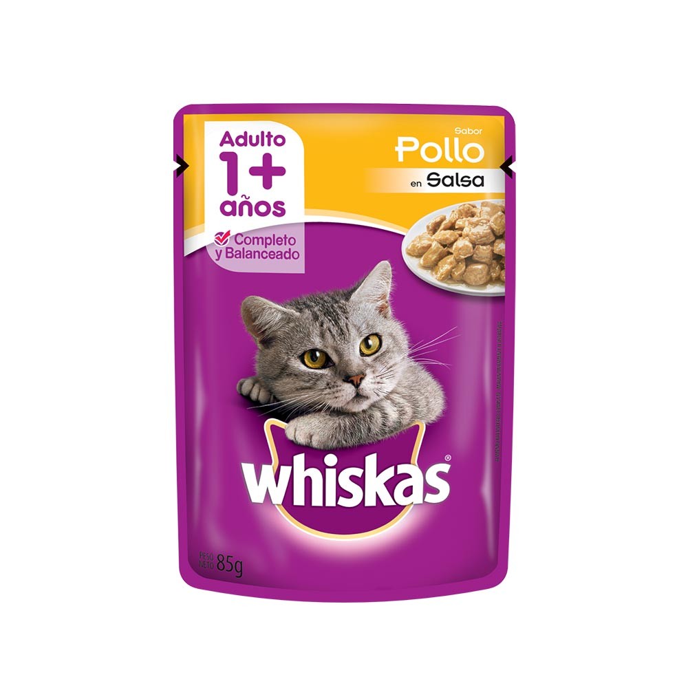 Whiskas pollo en salsa 85g
