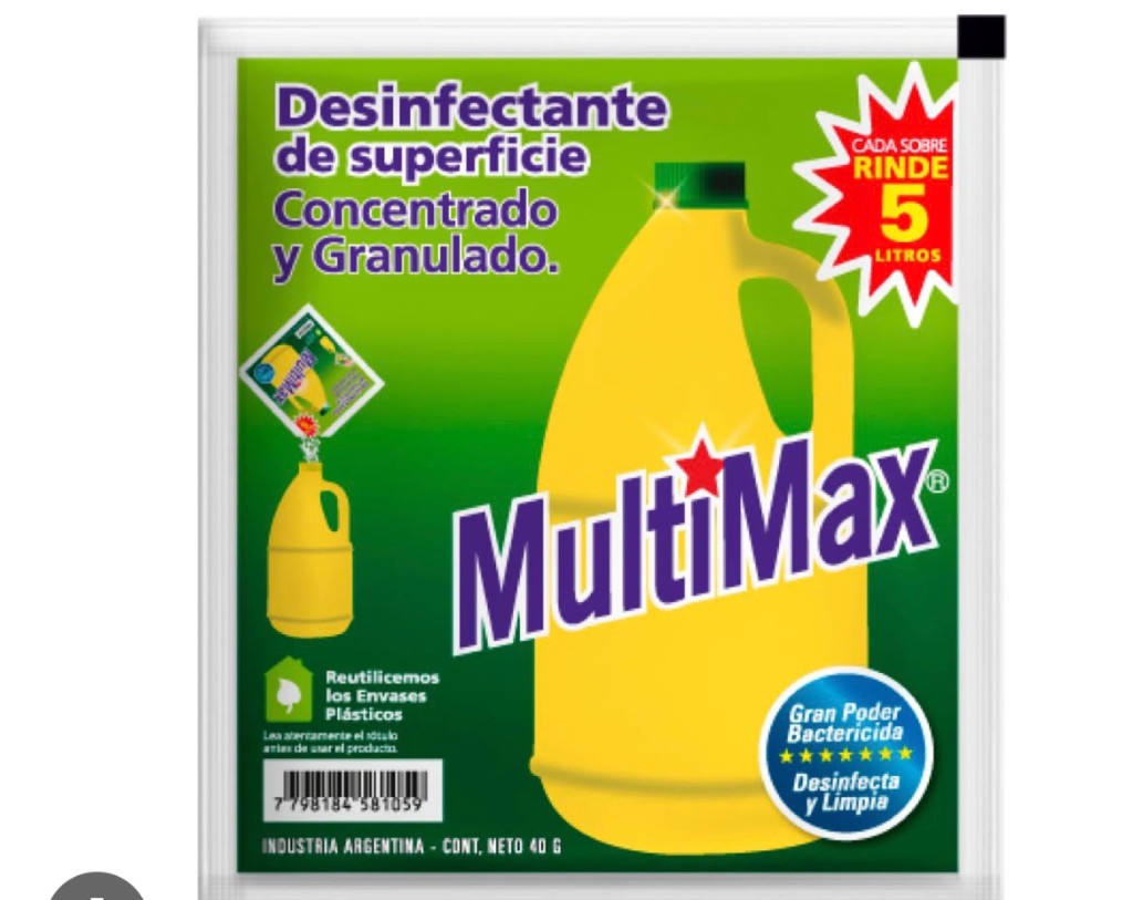 multimax lavandina para diluir