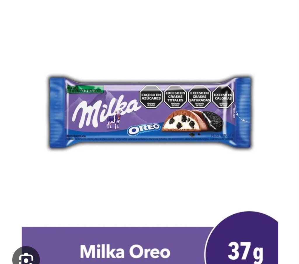 milka oreo 37gr barrita