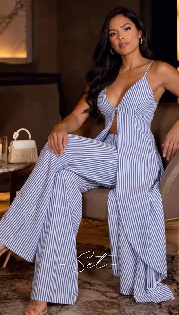 STRIPE SET NAVY BLUE