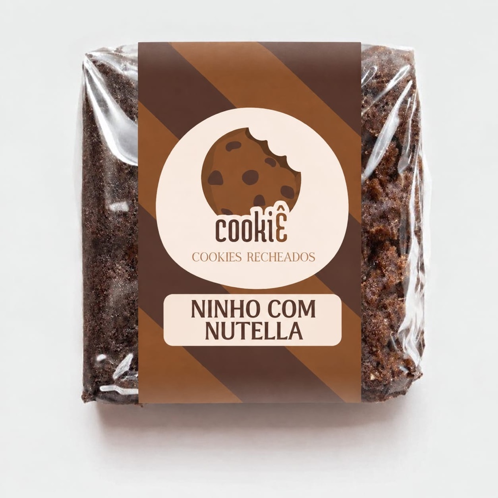 Brownie de ninho com Nutella