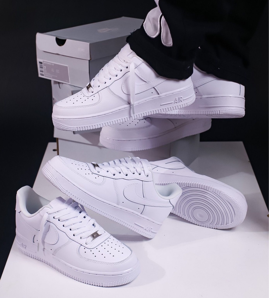 Air force blanco y negro regular