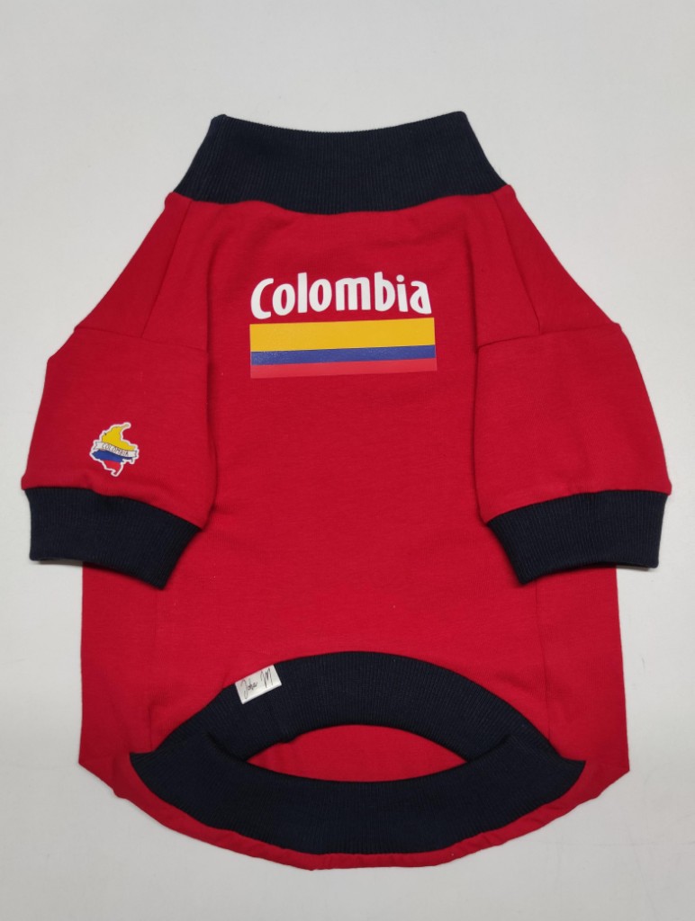 Camiseta roja M y l colombia JM