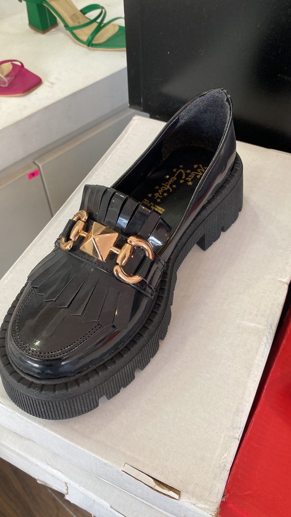 Mocasines charol negros