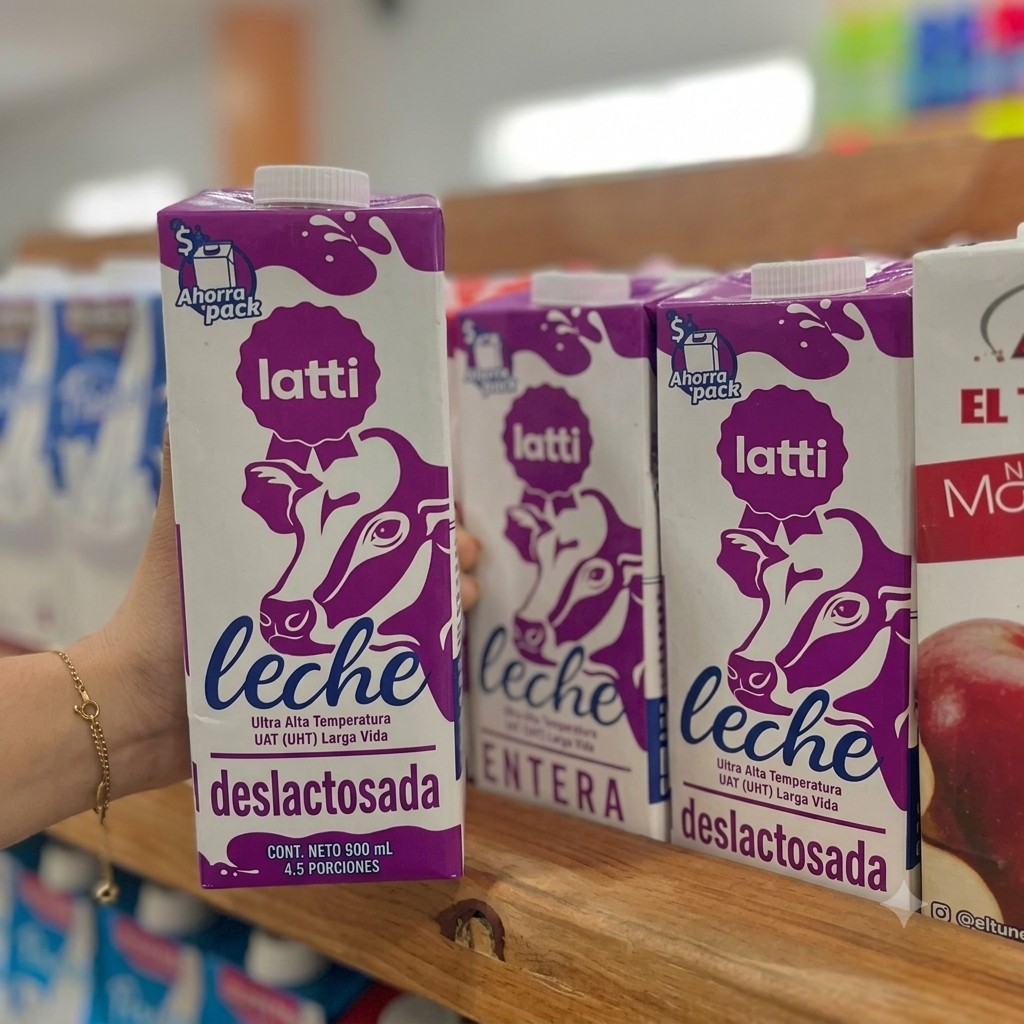 Leche Latti Deslactosada 900ml.