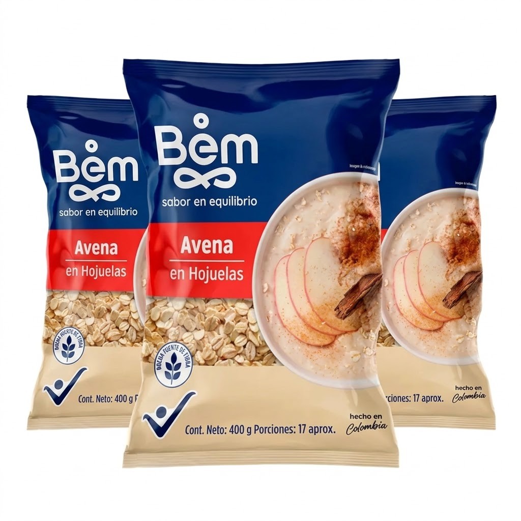 Avena en Hojuelas Bem 400gr×20und.