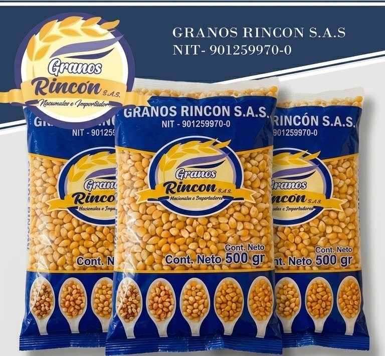 Granos Rincón Maíz Pira 500gr×25und.