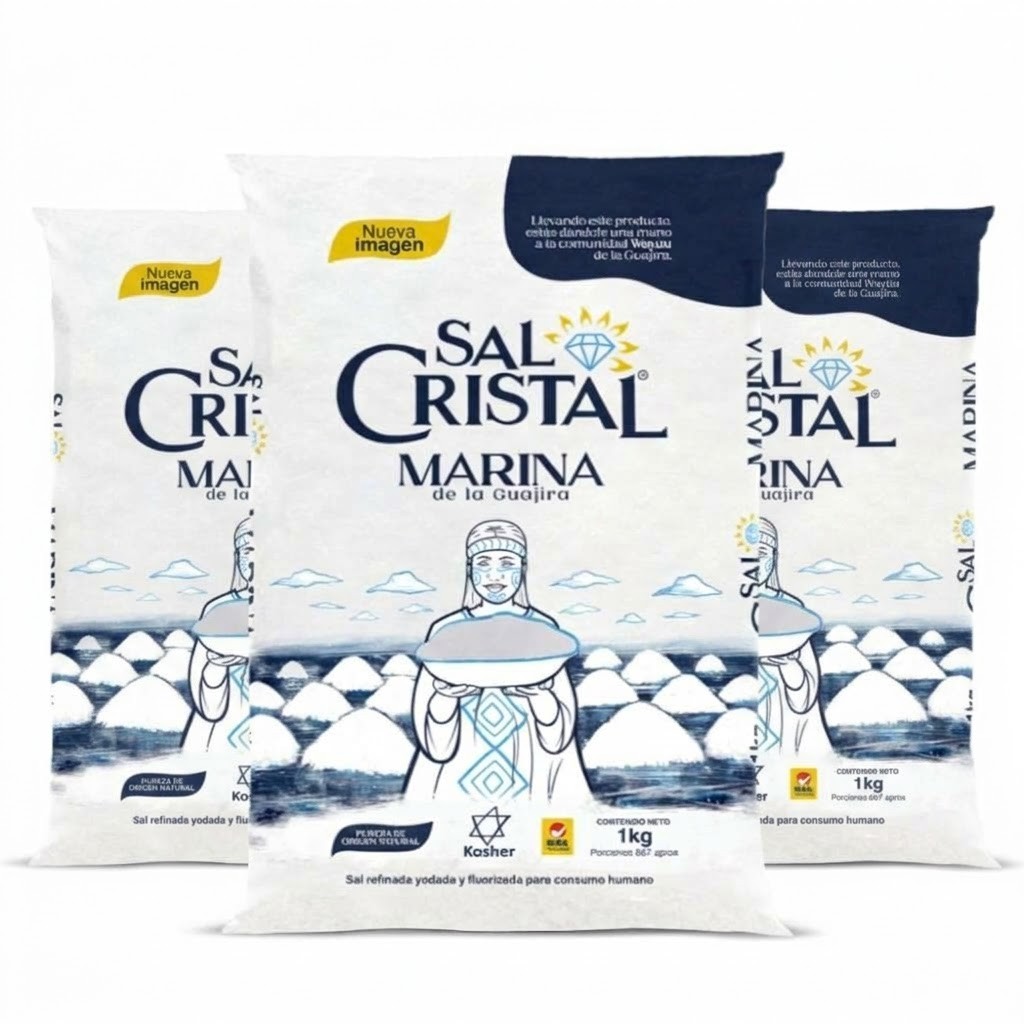 Sal Cristal Marina 1kl×20und.