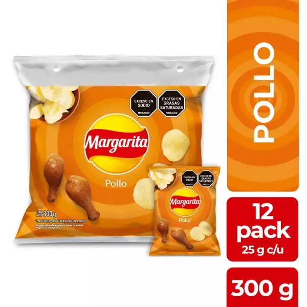 Papas Margaritas paq×12und.