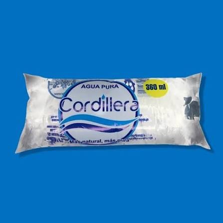 Agua Bolsa Cordillera 360ml×20und