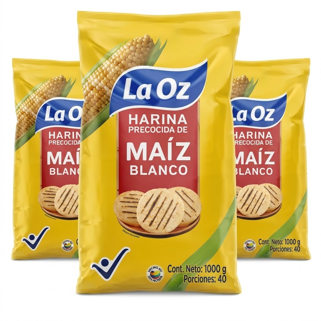 Harina de Maiz La Oz 1kl×20und.