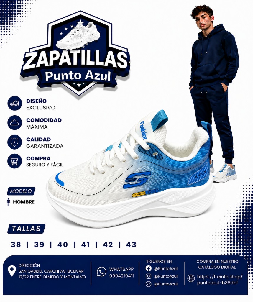 Fashion Skerk BL/AZ 38-43