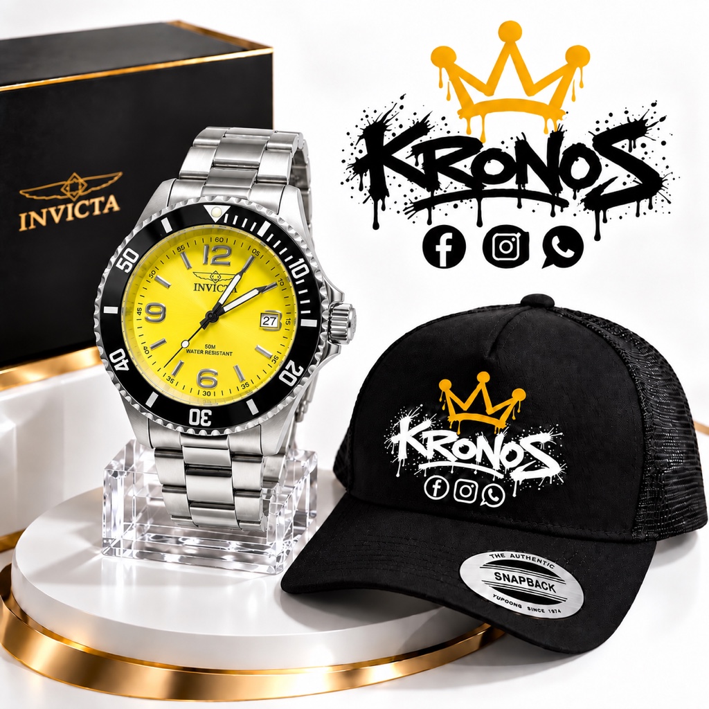 Invicta Black & Yellow