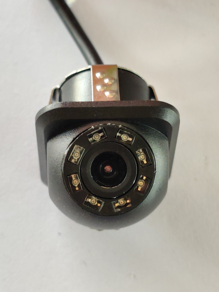 Camara retroceso LED con base empotrable