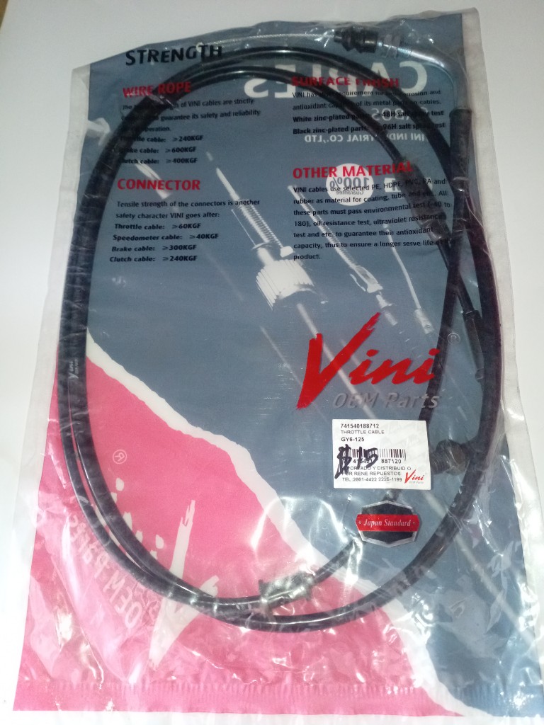 Cable de acelerador GY6-125