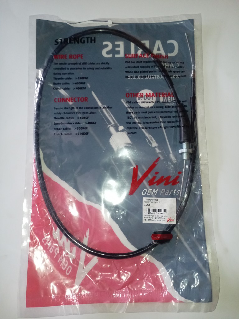 Cable acelerador XL125