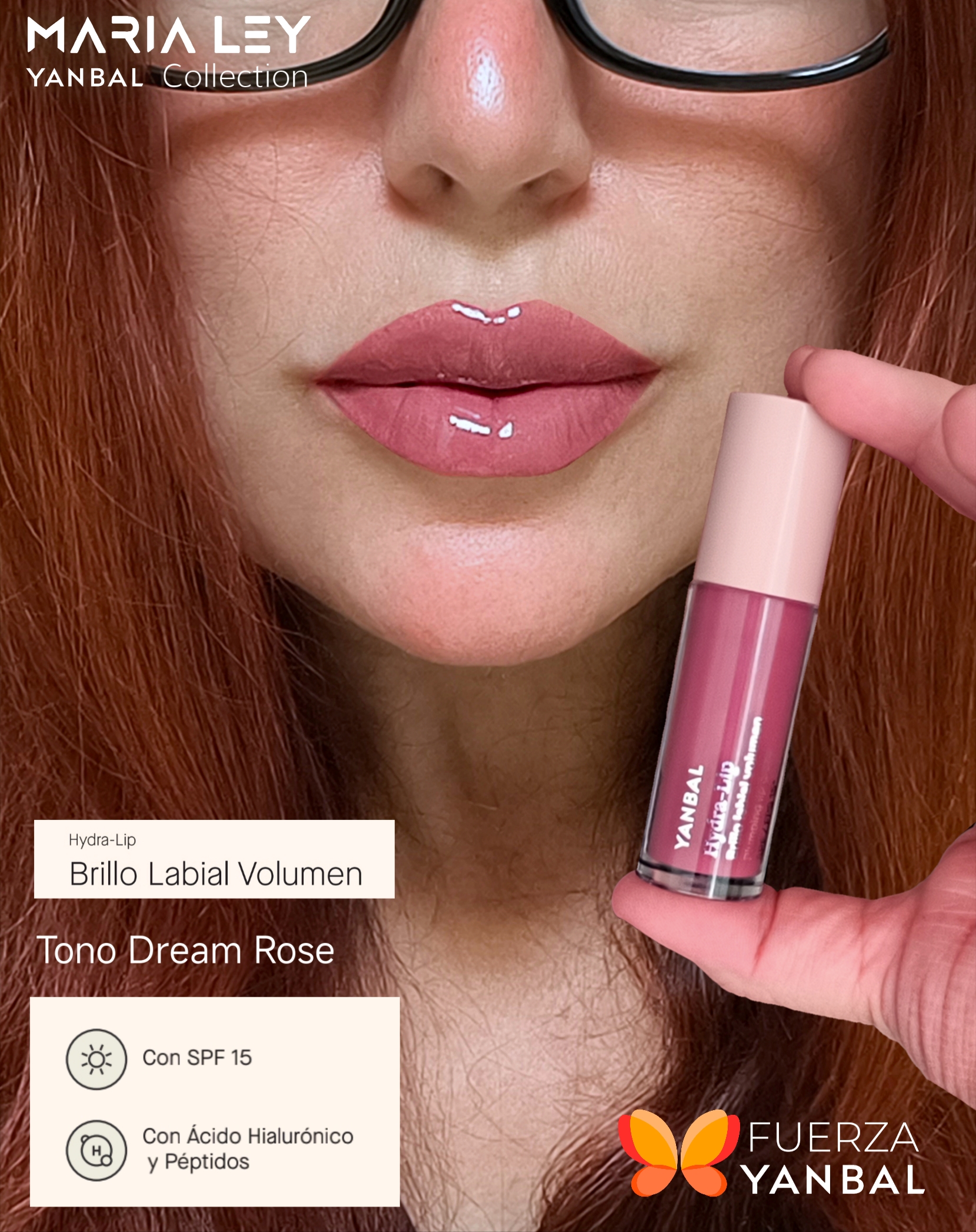 Yanbal Hydra-Lip Brillo Labial Volumen Tono Dream Rose