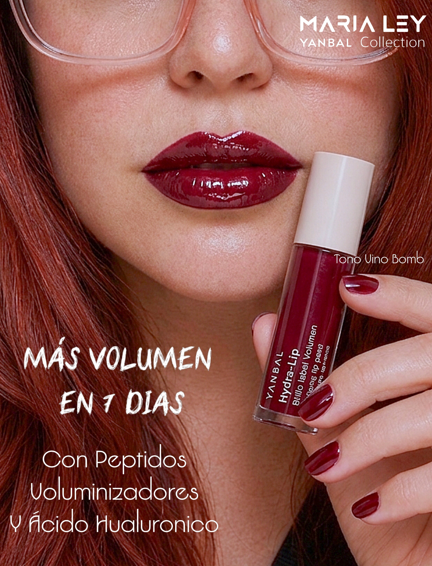 Yanbal Collection Maria Ley Hydra-Lip Tono Vino Bomb