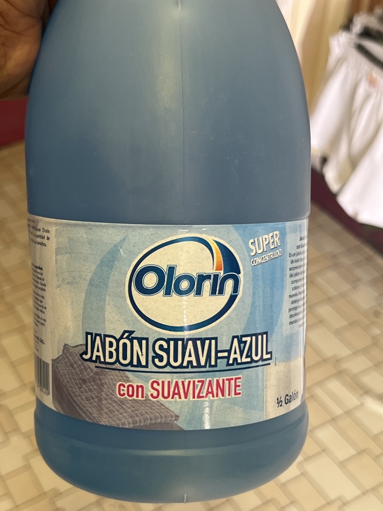 Olorin jabón suave azul