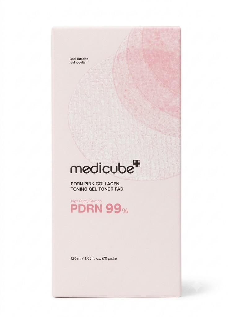 Medicube PDRN Pink Collagen Toning Gel Toner Pad