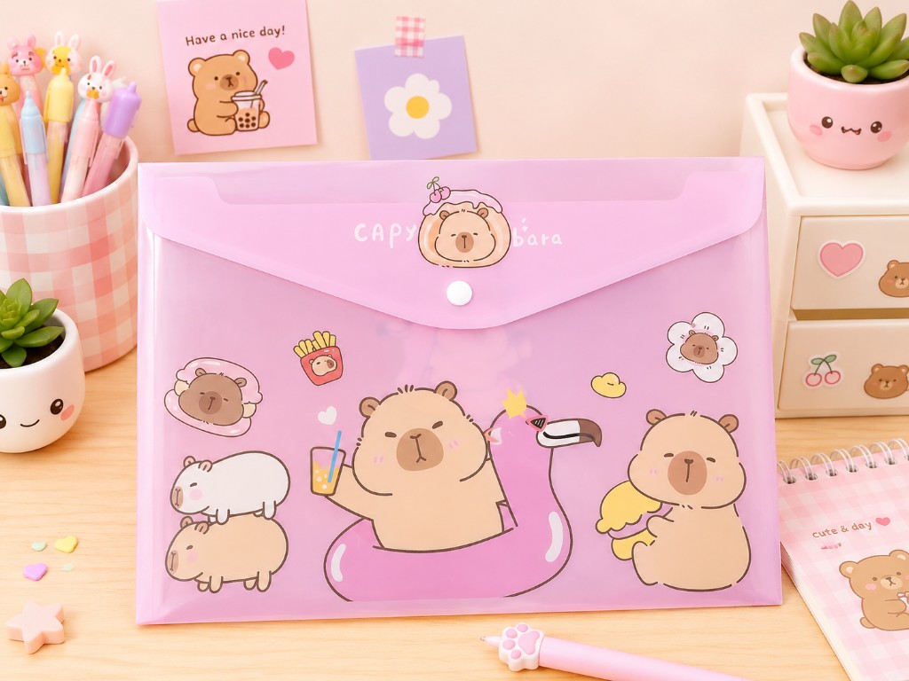 Carpeta tipo sobre Capibara 🩷