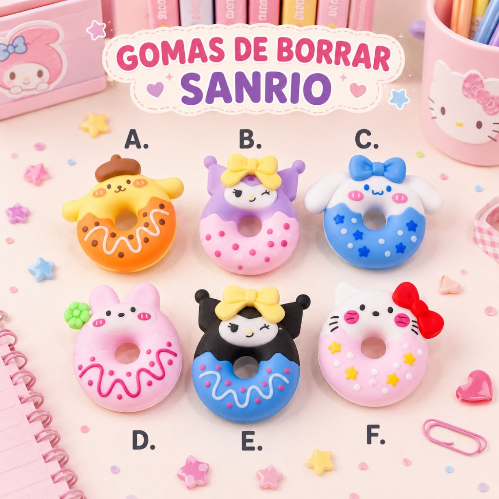 Gomas de borrar SANRIO