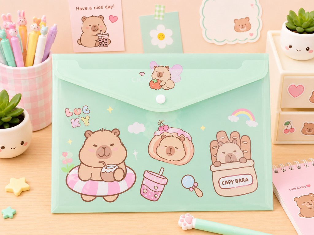 Carpeta tipo sobre Capibara 💚
