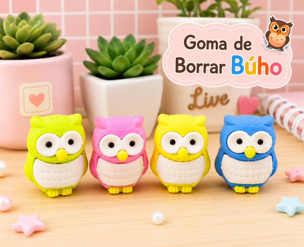 Goma de Borrar Búho 🦉
