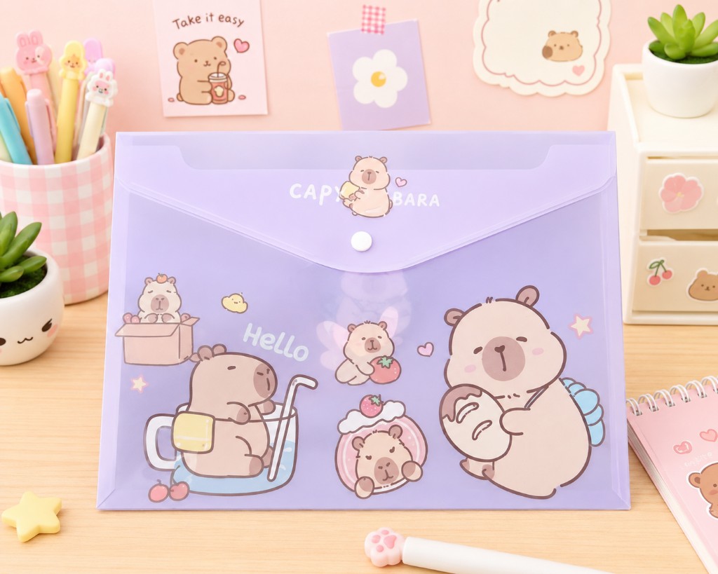 Carpeta tipo sobre Capibara 💜