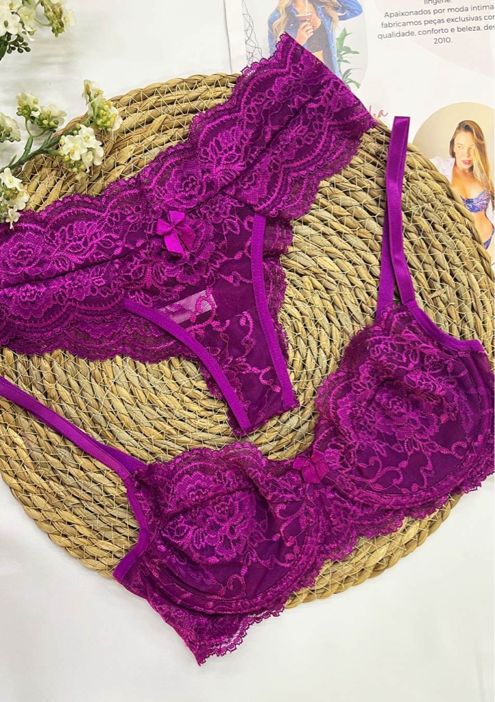 Conjunto s/bojo roxo