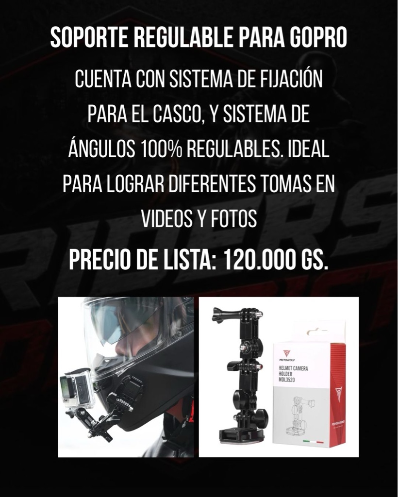 Soporte regulable GoPro