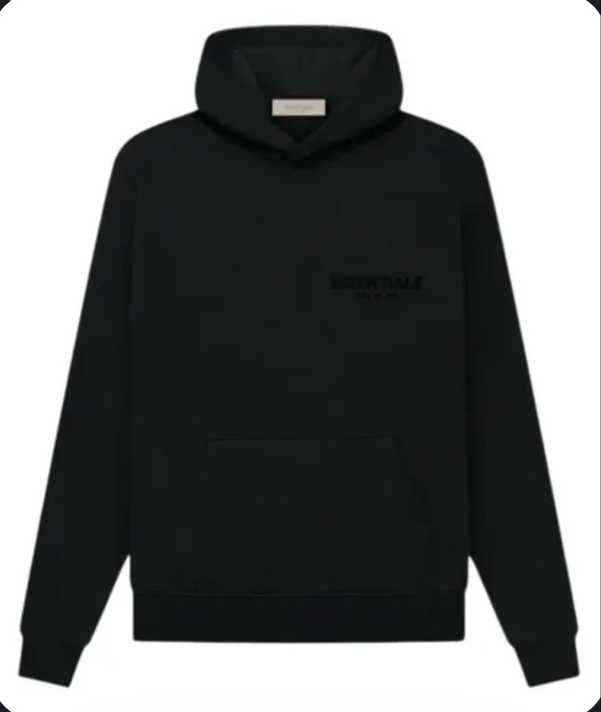Hoodie Essentials (Negra)