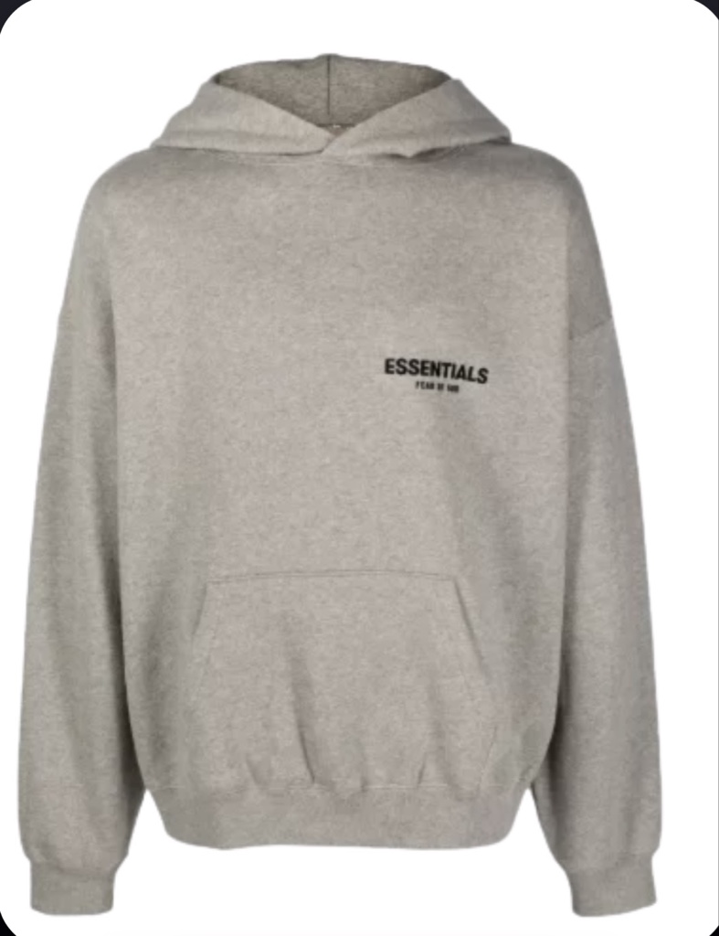 Hoodie Essentials (Gris obscuro)