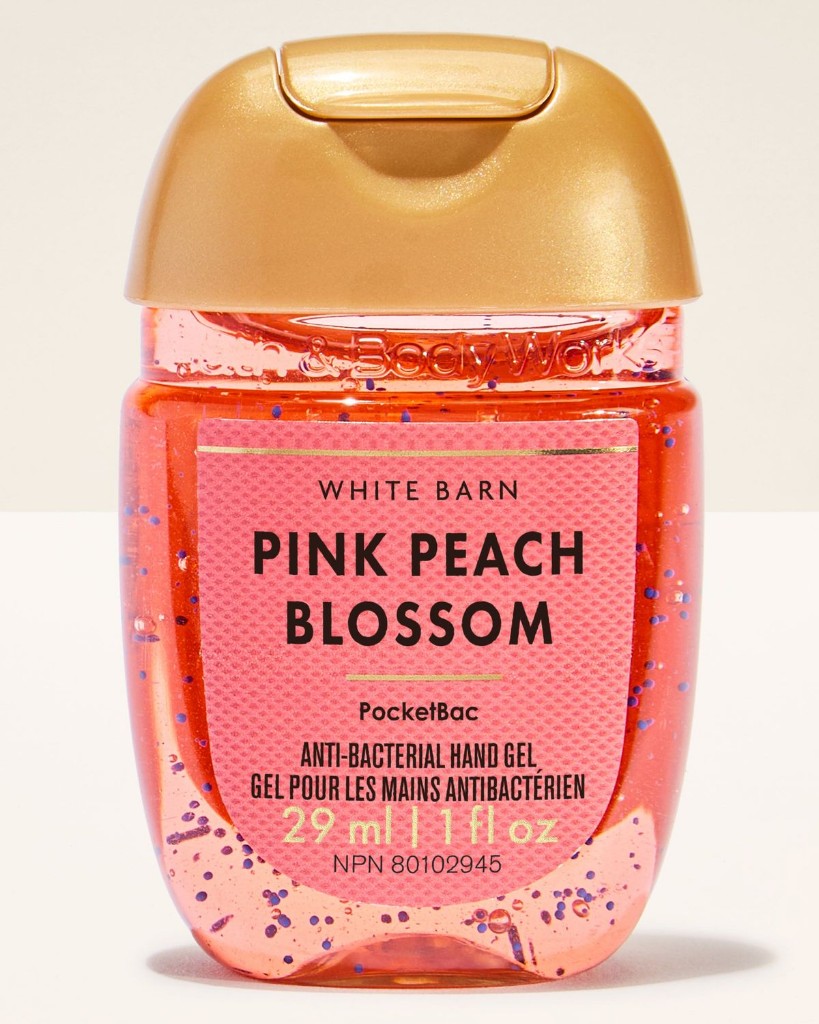 White Barn Pink Peach Blossom gel antibacterial