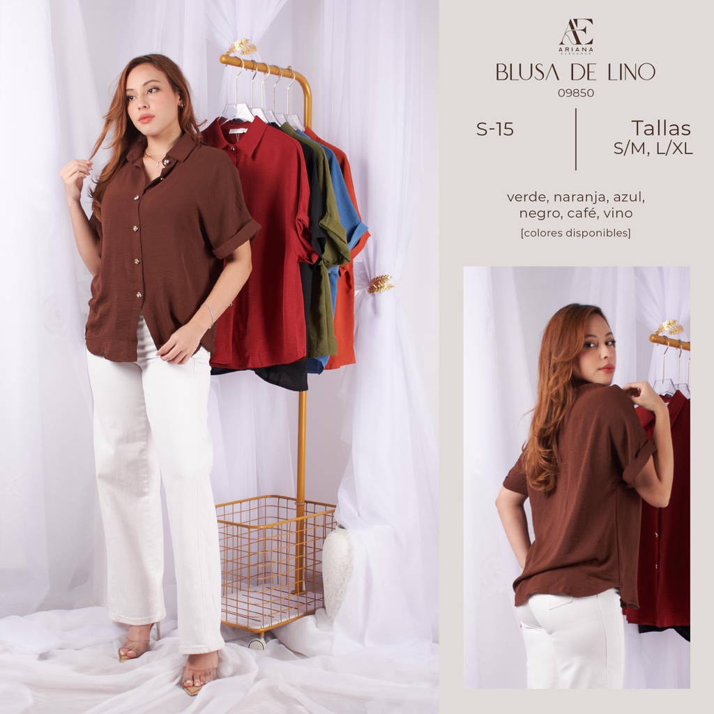 Blusa de botones Ariana