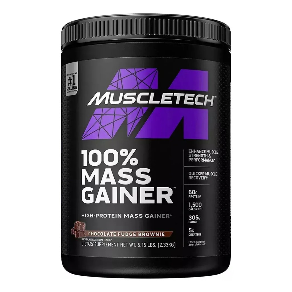 100% MASS GAINER 5,15LBS MUSCLETECH