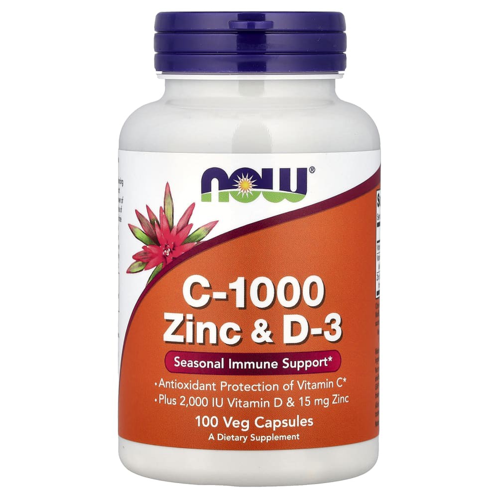 NOW C-1000 Zinc & D-3
