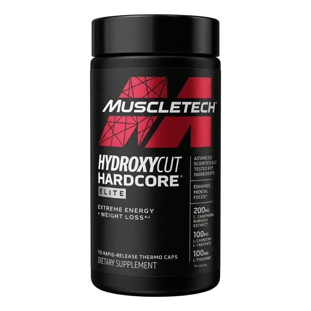 MuscleTech Hydroxycut Hardcore Elite negro