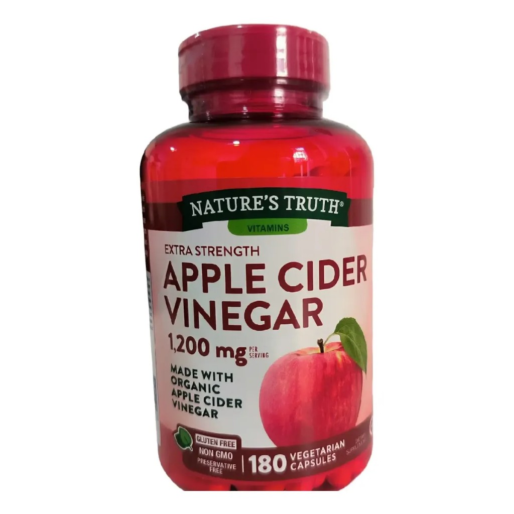 VINAGRE MANZANA 1200mg 180 CAPS