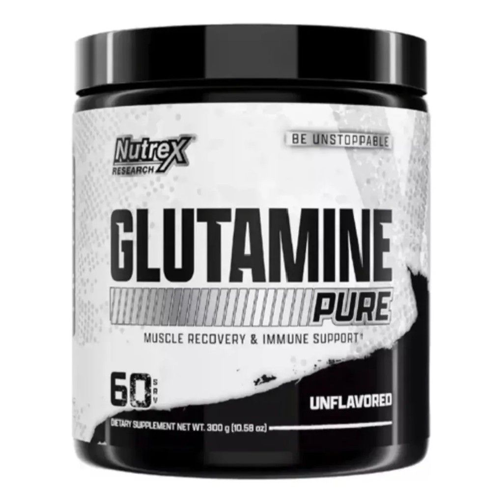 100% GLUTAMINE 5GR 60SERV UNFLAVORED NUTREX