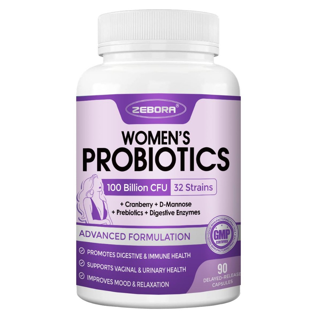 PROBIOTICOS MUJER 100BILLON + 32 CEPAS
ZEBORA
90 VEG CAPS
