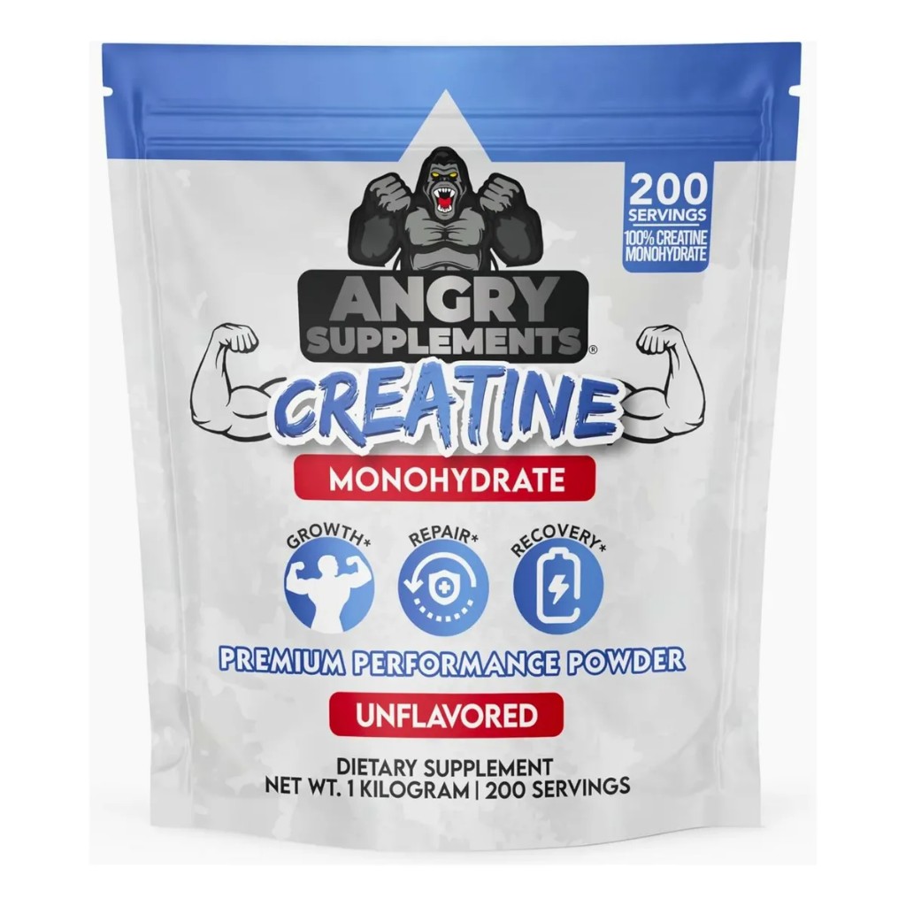 CREATINA MONOHIDRATADA ANGRY 200 SERV