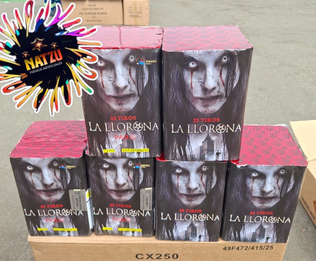 Llorona de paris 25 tiros 8 unid