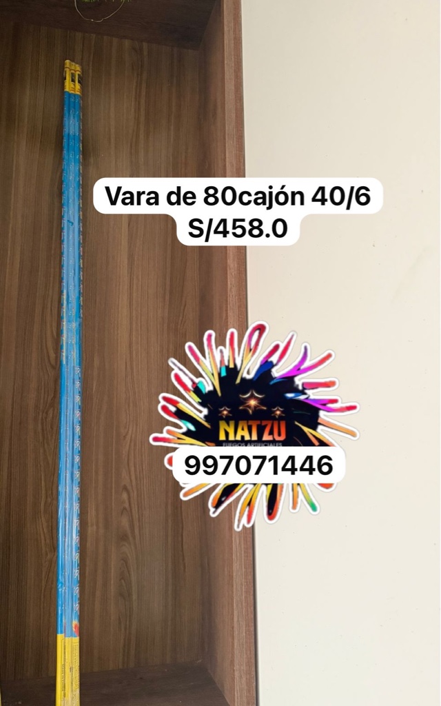Varas de 80 40/6