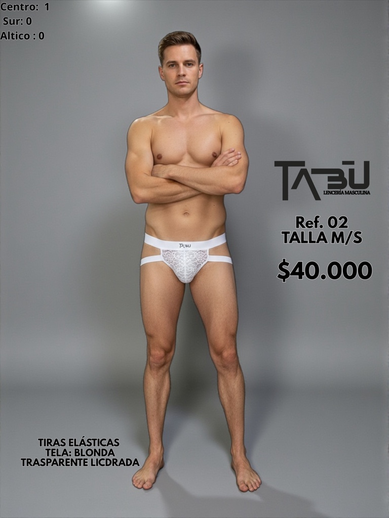 SUSPENSORIO BLANCO REF 03