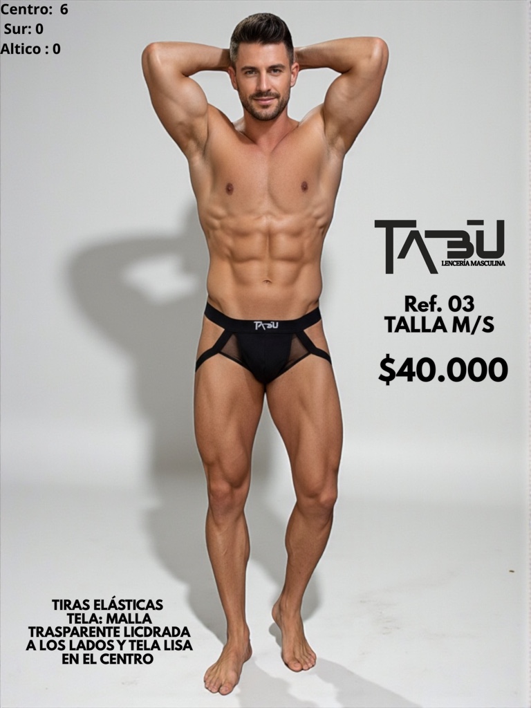 SUSPENSORIO NEGRO REF 03