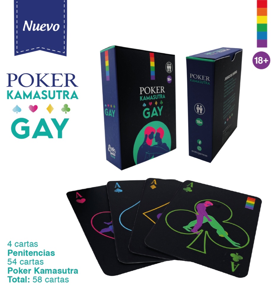CARTAS POKER KAMASUTRA  GAY