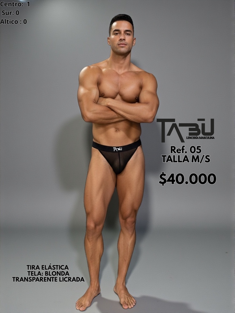 BRIEF VELO NEGRO